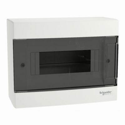 Rozdzielnica natynkowa Easy9 EU IP40 EZ9EU-1-8-NT-T drzwi transparentne 1x8 EZ9EUC108 SCHNEIDER (EZ9EUC108)